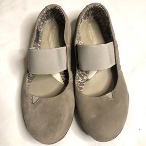 Hush puppies the body shop taupe sport Mary Jane shoes